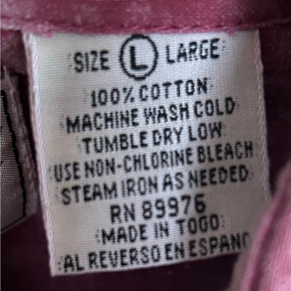 Neutral Gear Men’s Short Sleeve Light Denim Button Down Shirt Size Large - Picture 5 of 7